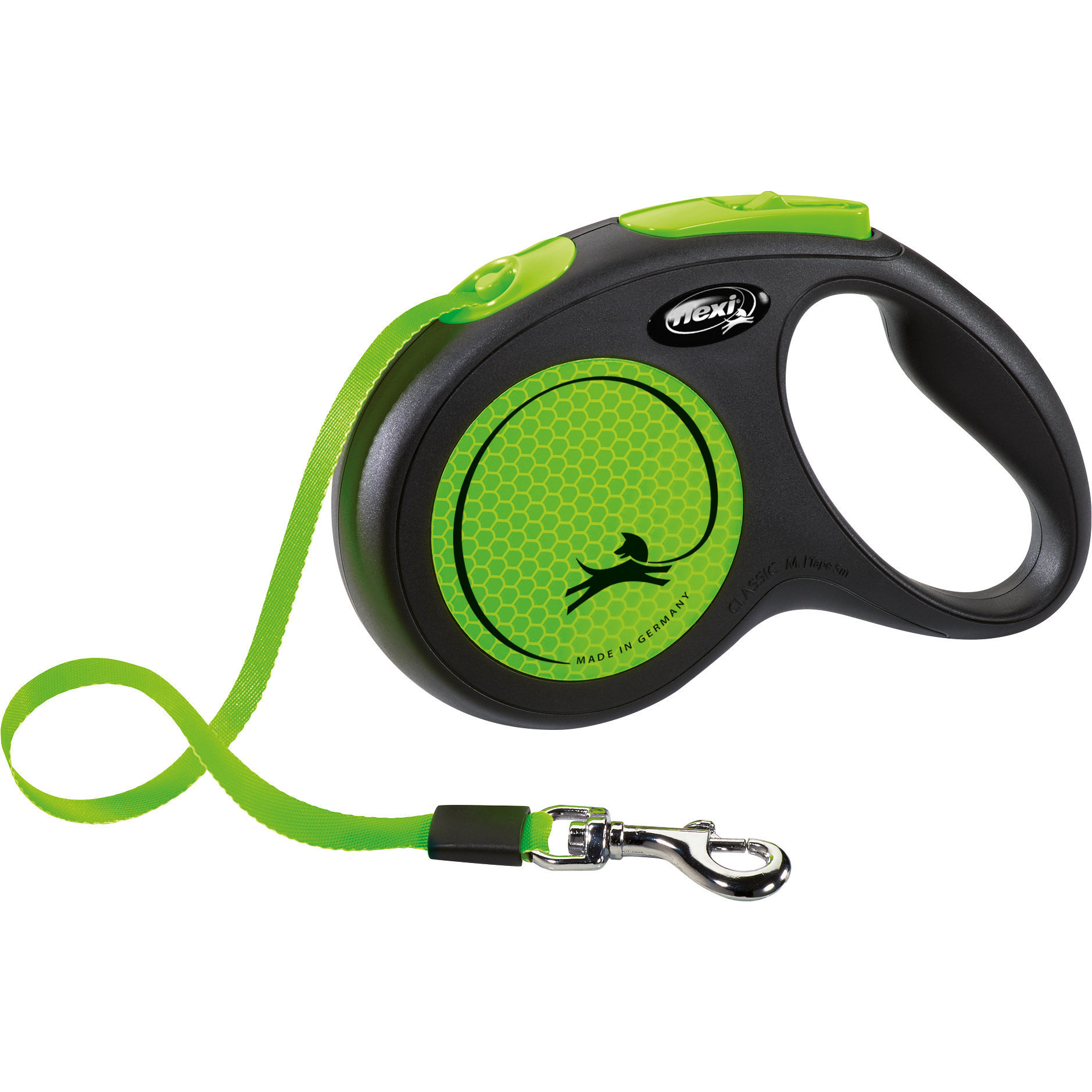 flexi New Neon M Gurt 5m neongrün