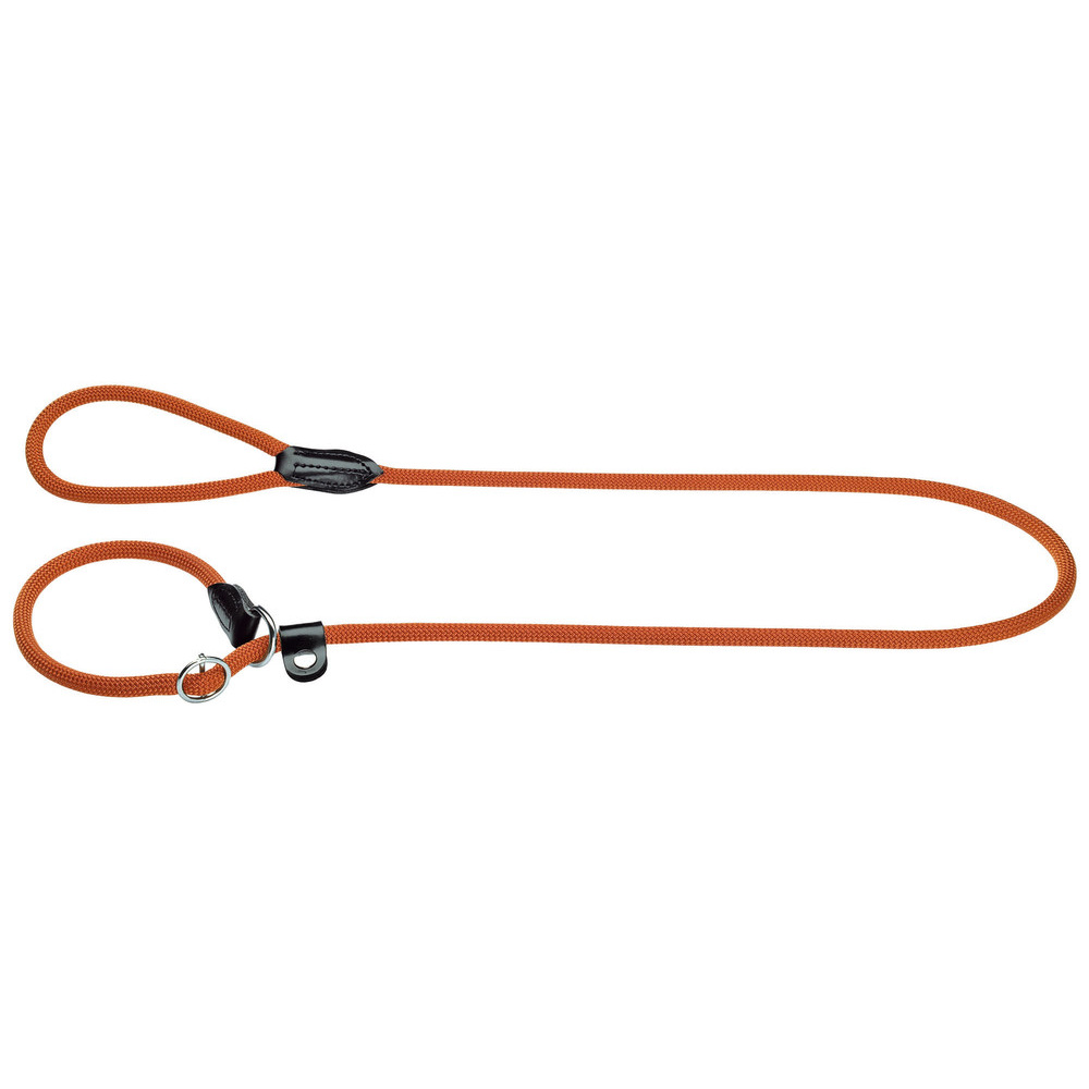 Retriever-Leine Freestyle 8/120 mit Stoppring, Tau schwarz