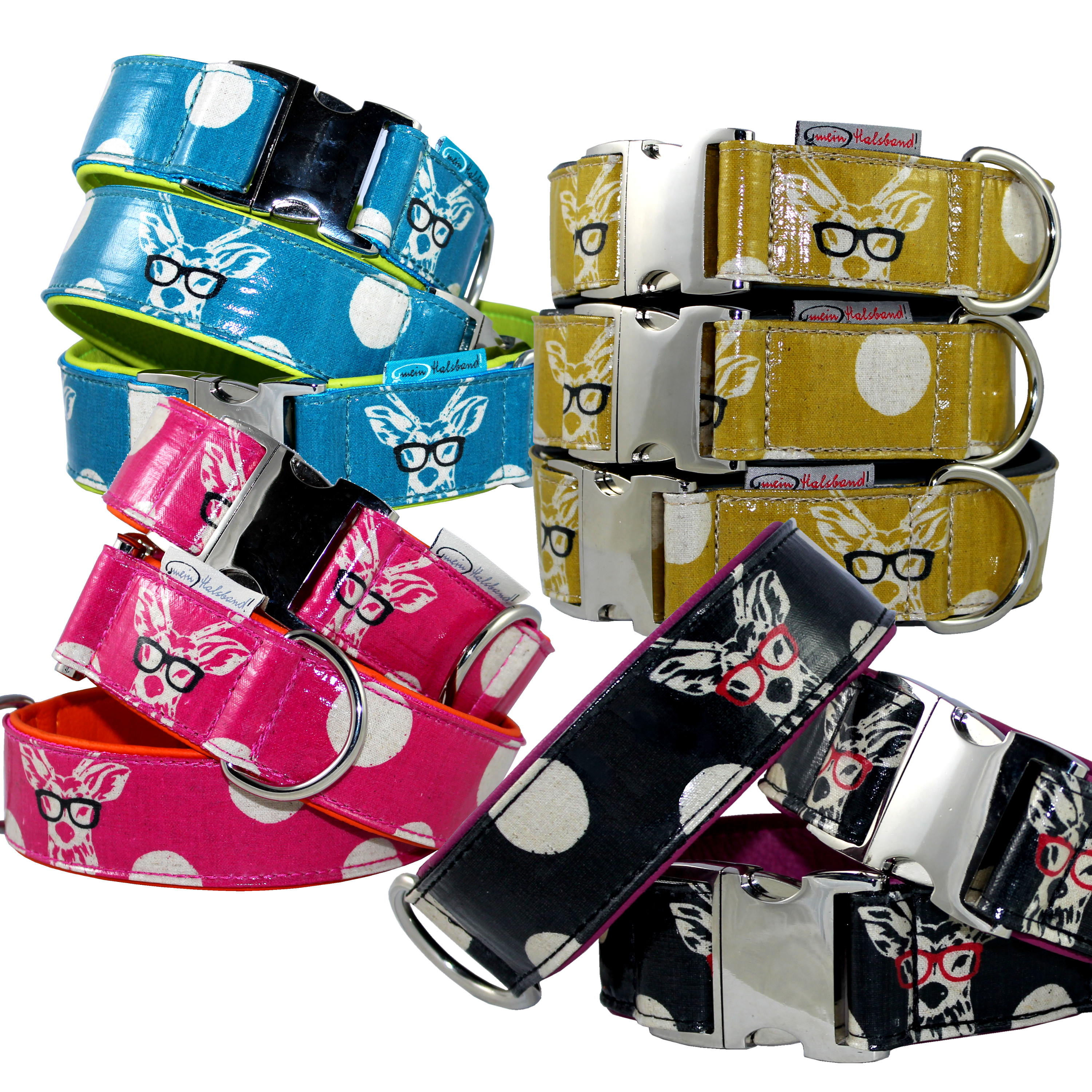 Hirsch_titel Designhalsband OH MY DEER!
