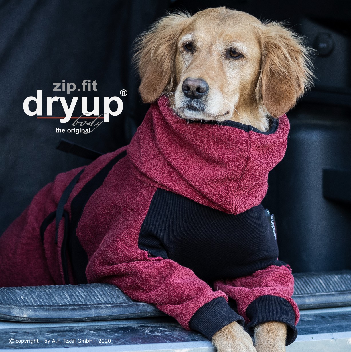 Dryup Body zip.fit S Bordeaux