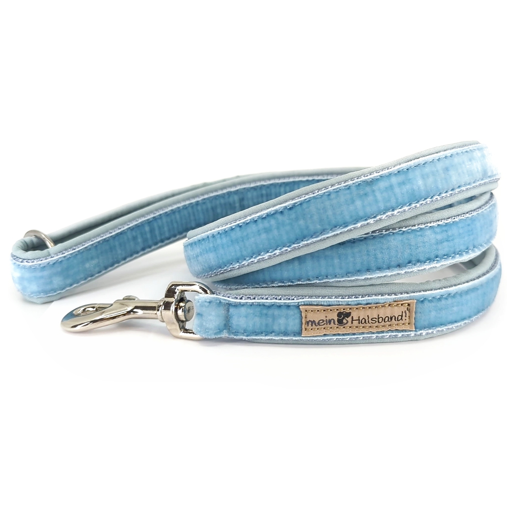 Halsband MINI SAMT Eis