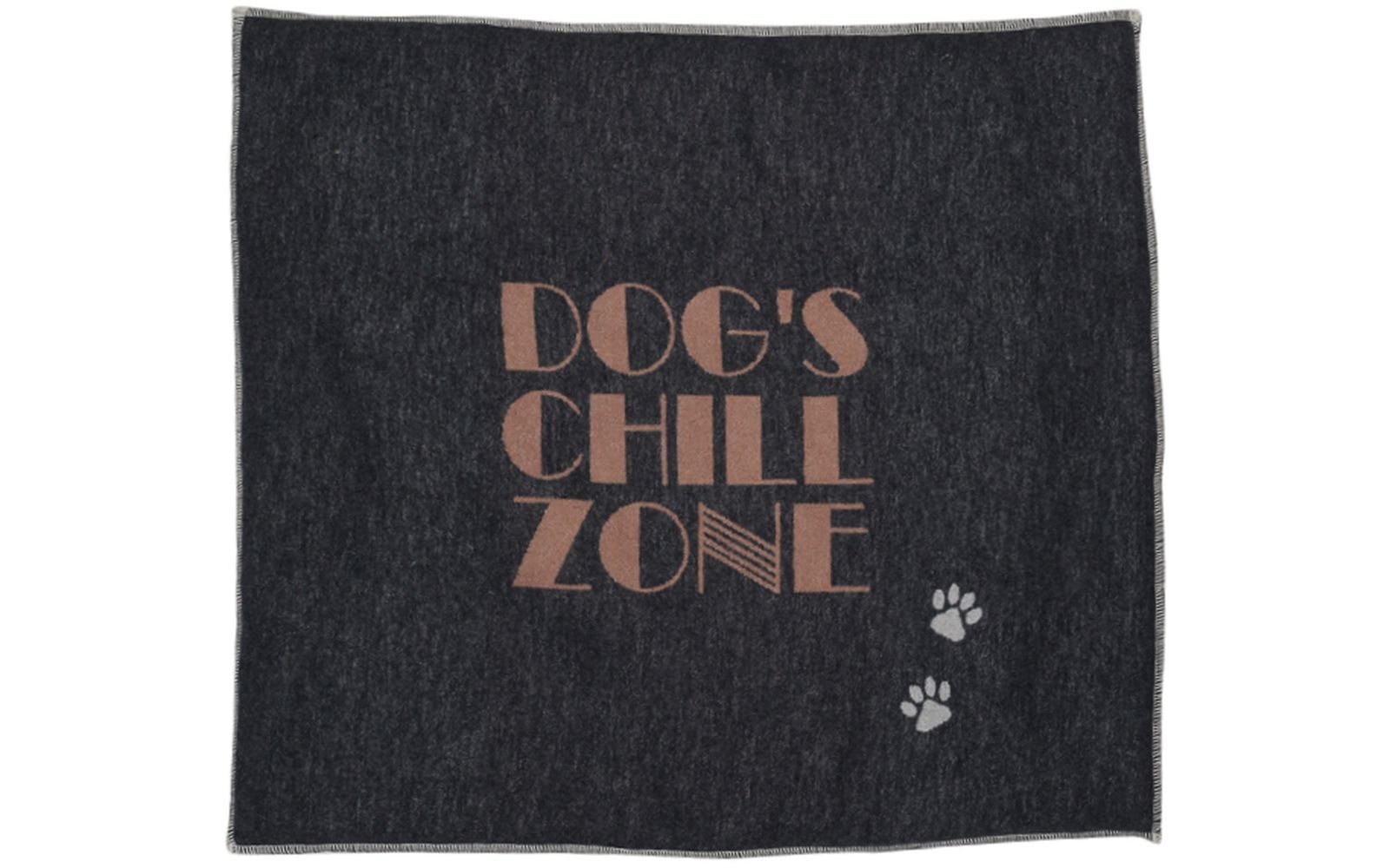 SILVRETTA gefütterte Hundematte "dog´s chillzone´ anthrazit 70x80