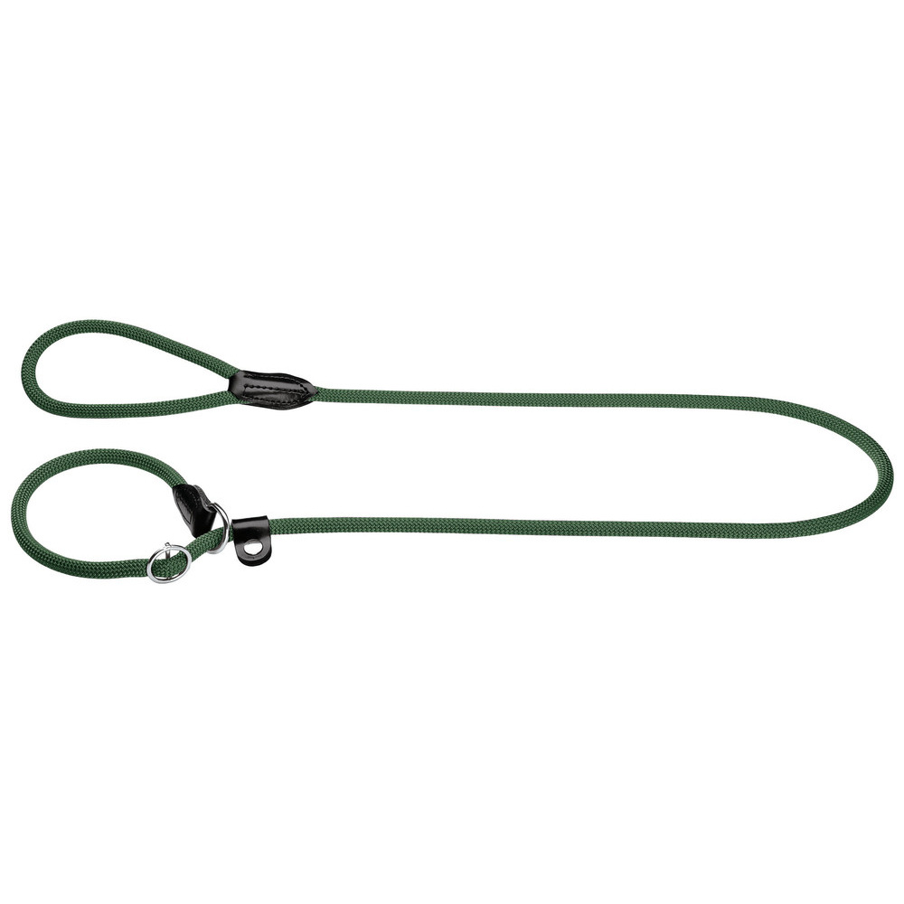 Retriever-Leine Freestyle 8/120 mit Stoppring, Tau schwarz