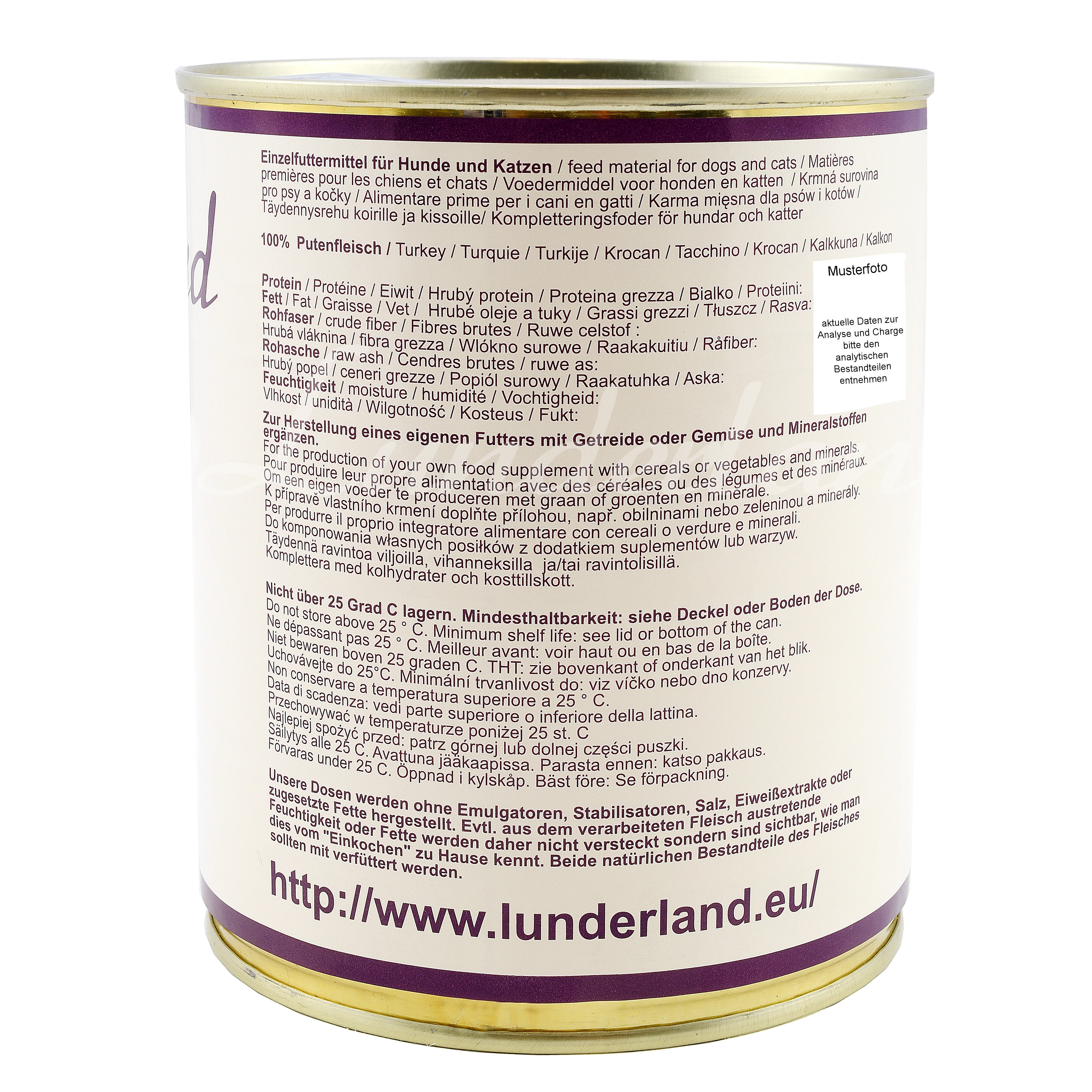 Lunderland Putenfleisch Dose