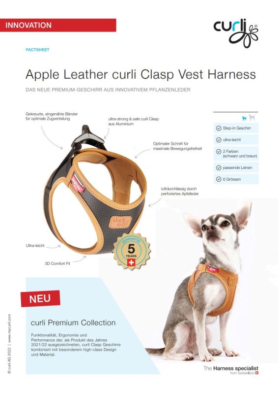 Curli Apple Leather Harness