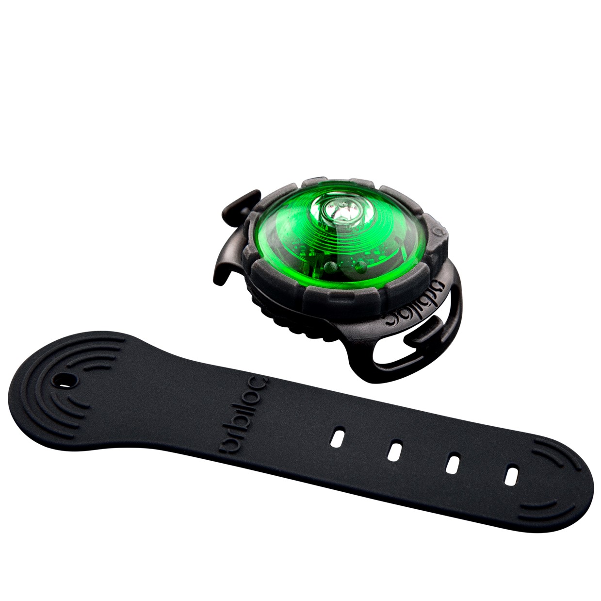 Orbiloc_Dog_Dual_Adjustable-Strap_Green_exposed_HR Orbiloc Dog-Light grün