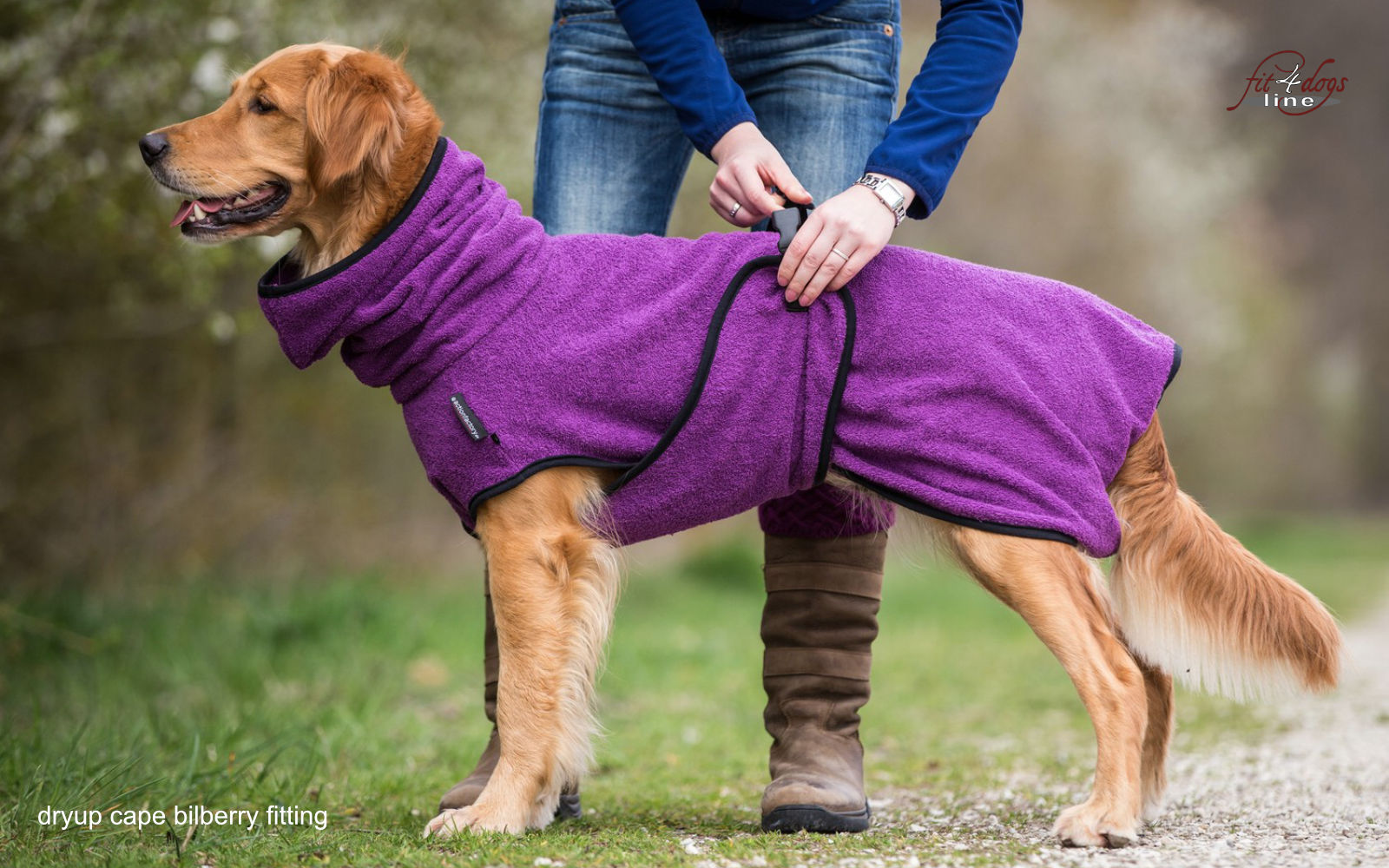 dryup-cape-bilberry-fitting Dryup Cape M 60cm bilberry (lila)