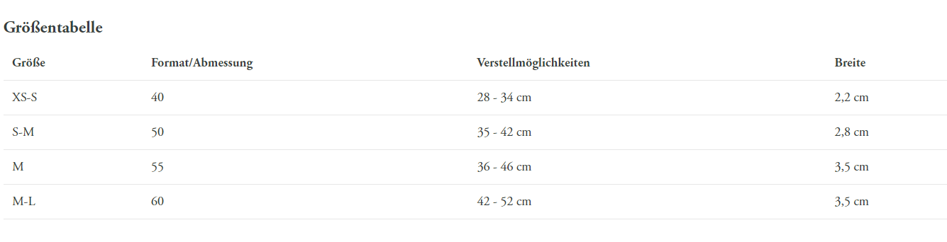 Halsband Larvik Style 45 dunkkelbraun/schwarz